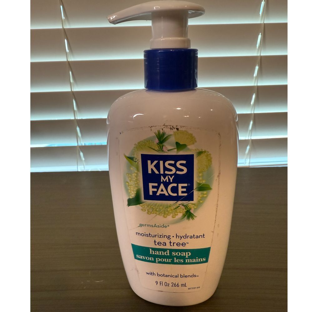 NEW‎ Kiss My Face Tea Tree Hand soap 9 oz Veran